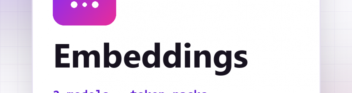 Embeddings