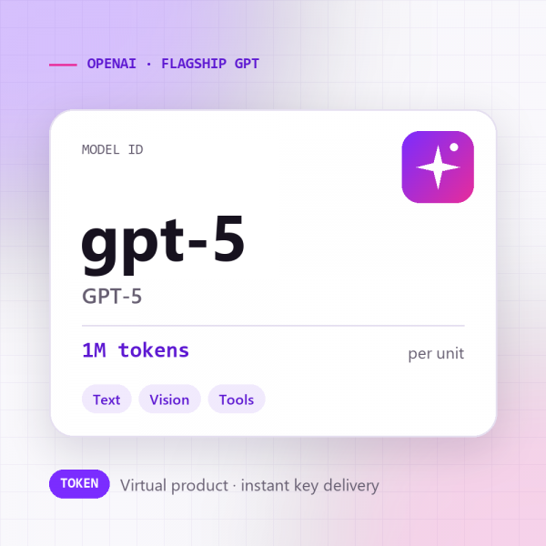 GPT-5 · 1M tokens