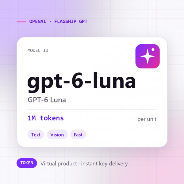 GPT-6 Luna · 1M tokens