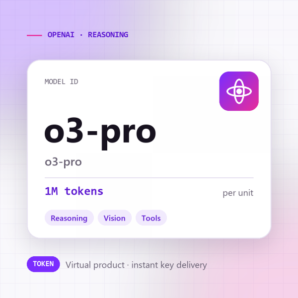 o3-pro · 1M tokens